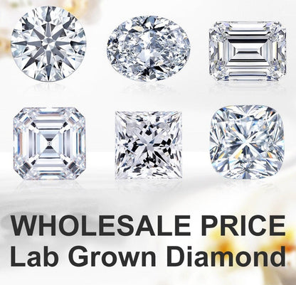 1 Carat IGI Certified Lab Grown Cushion Cut Diamond by Luna Vibe Gems